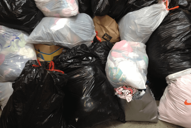 Bags of Clothing